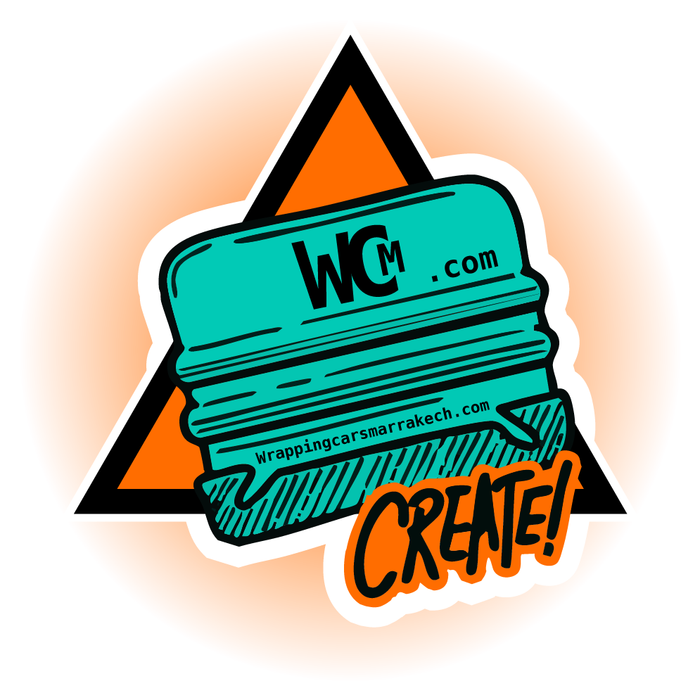 Logo wrapping cars marrakech habillage car